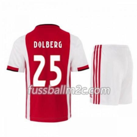 Fußballtrikots Ajax Amsterdam Kasper Dolberg 25 Kinder Heim Trikotsatz 2019-2020 Fußballtrikots Ajax Amsterdam Kasper Dolberg 25 Kinder Heim Trikotsatz 2019-2020